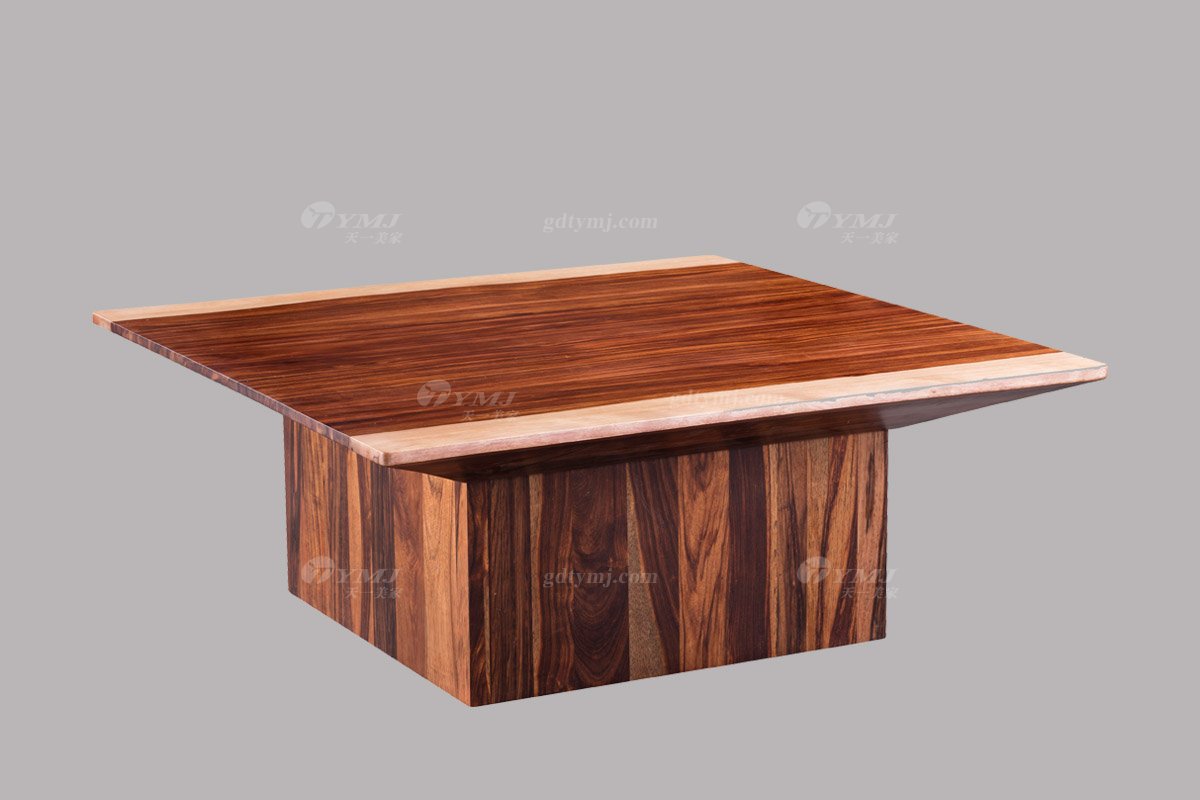 高端別墅會所家具品牌輕奢新中式客廳高品質實木家具沙發(fā)系列大方幾